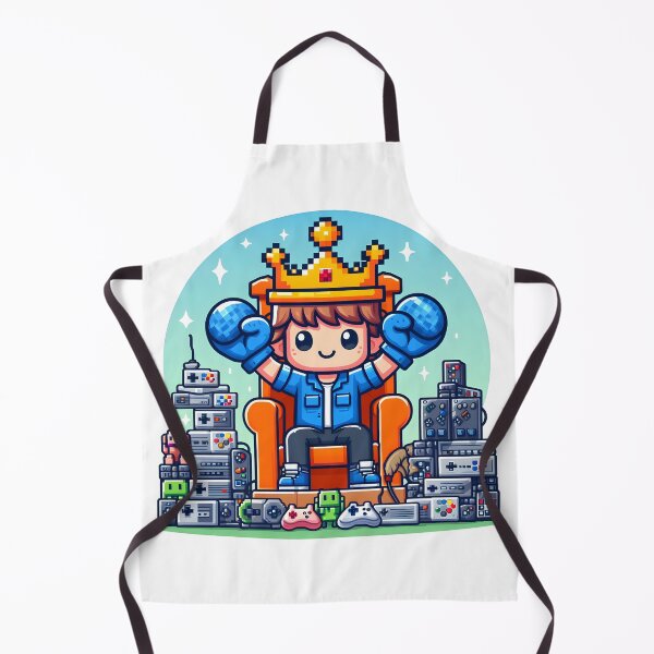 Item preview, Kawaii Game Developer With Pixelated Gloves designed and sold by CanvasCutie.