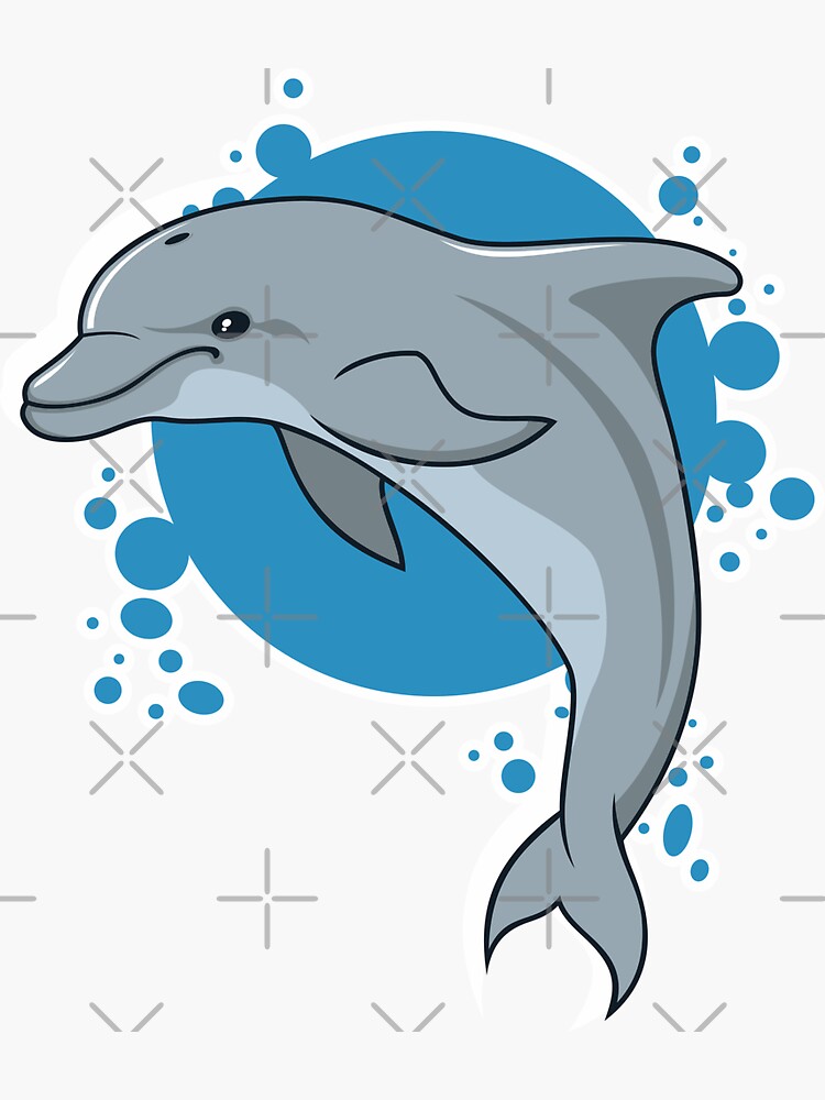 Illustration of Happy Dolphin