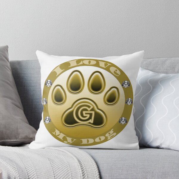 Item preview, Love Dog "G" designed and sold by RAA-Logo-Image.