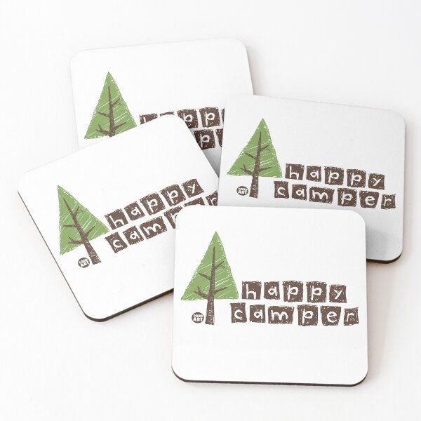 Item preview, HAPPY CAMPER - LOGO designed and sold by TODD GOLDMAN.