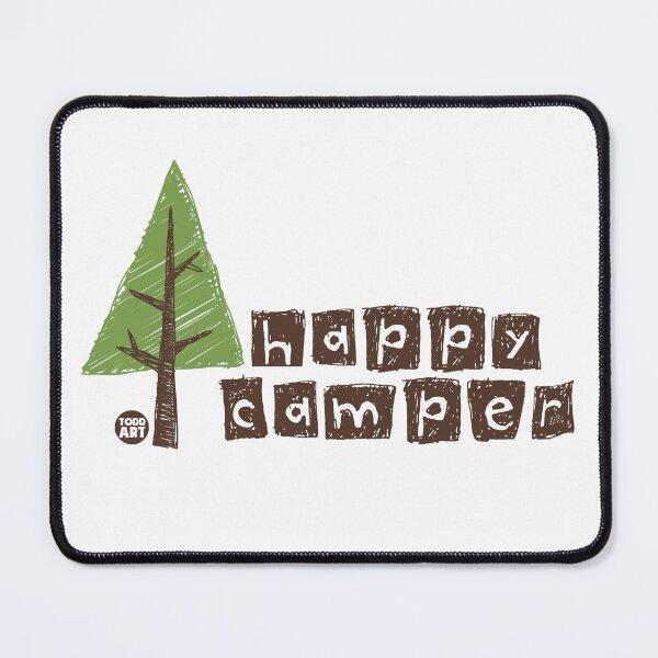 Item preview, HAPPY CAMPER - LOGO designed and sold by TODD GOLDMAN.