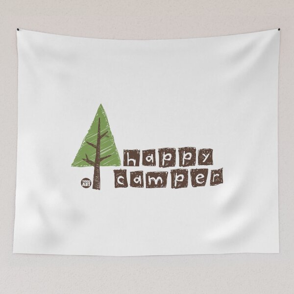 Item preview, HAPPY CAMPER - LOGO designed and sold by TODD GOLDMAN.