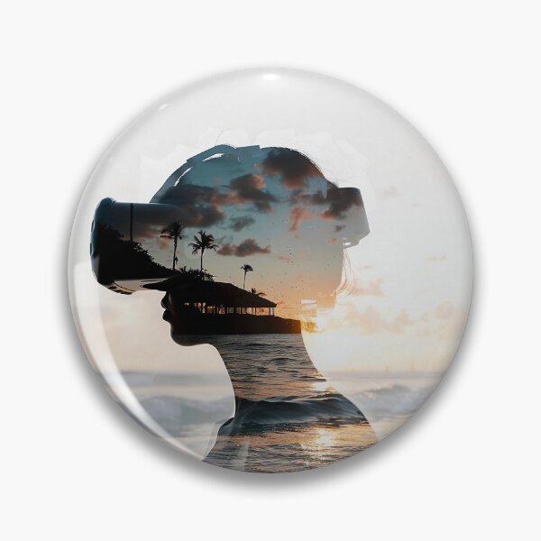 Item preview, Experiencing the beach in virtual reality VR  designed and sold by Brendon987.