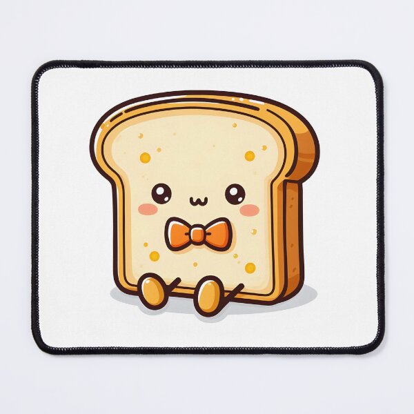 Item preview, Kawaii Toast With Bow Tie designed and sold by CanvasCutie.