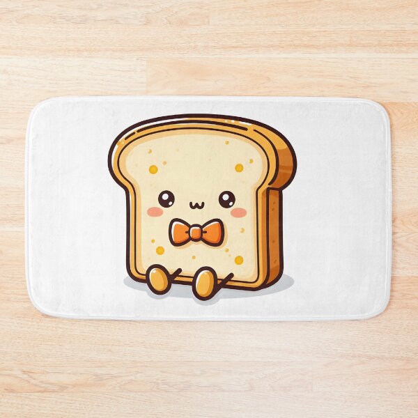Item preview, Kawaii Toast With Bow Tie designed and sold by CanvasCutie.