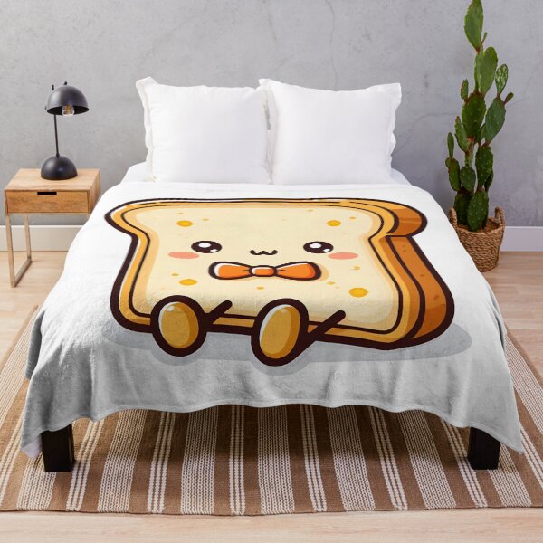 Item preview, Kawaii Toast With Bow Tie designed and sold by CanvasCutie.