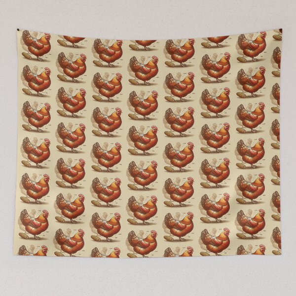 Item preview, Cute hen eating corn designed and sold by Marici8.