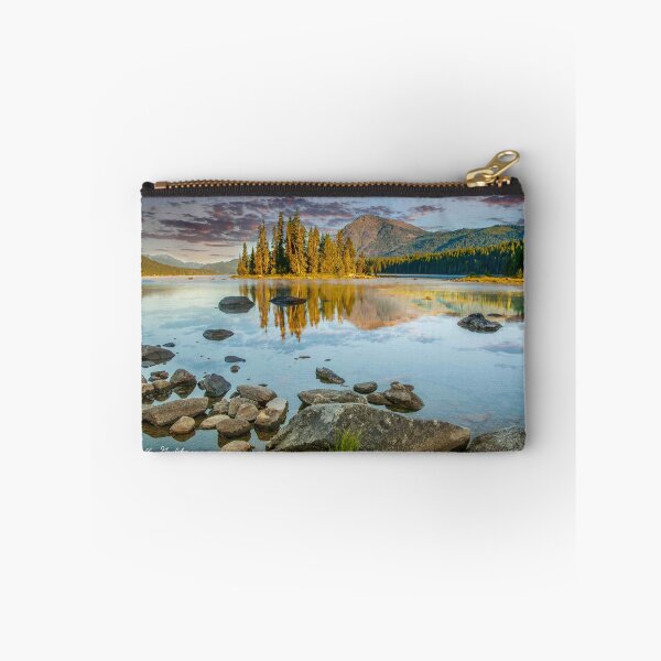 Item preview, Dirtyface Peak and Trees Reflected in a Lake at Sunrise designed and sold by Jeff Goulden Photography.