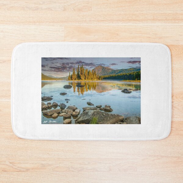 Item preview, Dirtyface Peak and Trees Reflected in a Lake at Sunrise designed and sold by Jeff Goulden Photography.