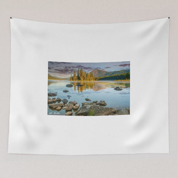Item preview, Dirtyface Peak and Trees Reflected in a Lake at Sunrise designed and sold by Jeff Goulden Photography.