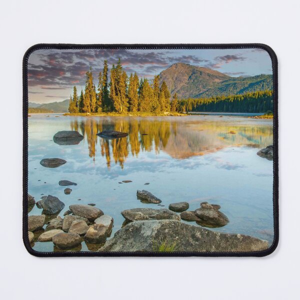 Item preview, Dirtyface Peak and Trees Reflected in a Lake at Sunrise designed and sold by Jeff Goulden Photography.