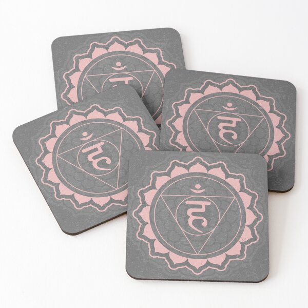 Item preview, Throat Chakra Mandala - Slate + Rose designed and sold by Irene Estelle.