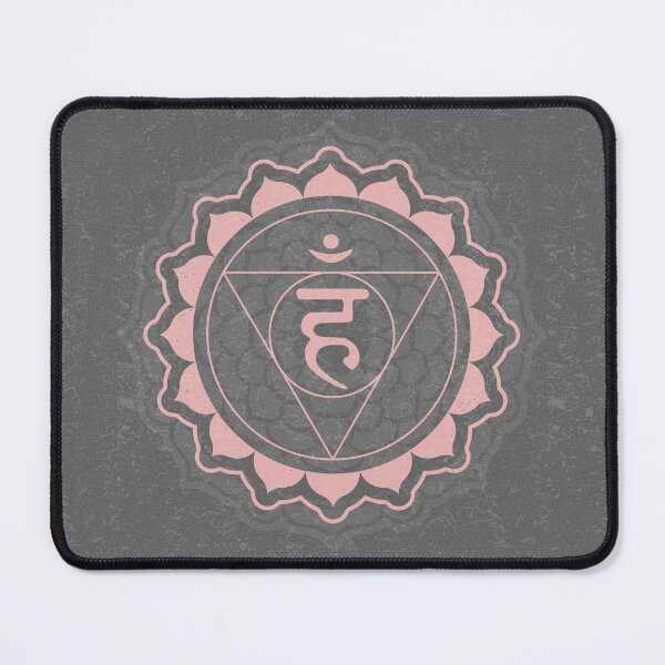 Item preview, Throat Chakra Mandala - Slate + Rose designed and sold by Irene Estelle.
