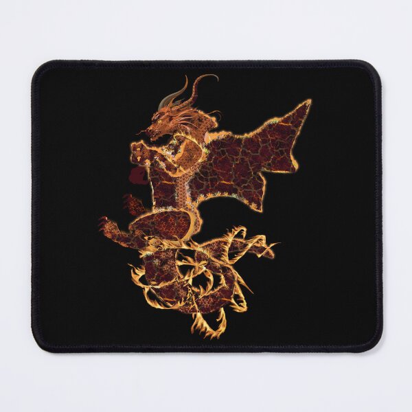 Item preview, Art - Hand-drawn Mythical beauty Flames of the Western Dragon designed and sold by Eejee-SK.