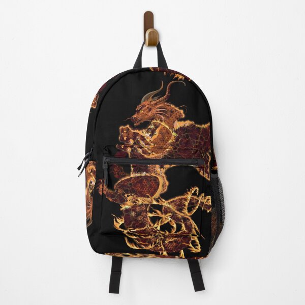 Item preview, Art - Hand-drawn Mythical beauty Flames of the Western Dragon designed and sold by Eejee-SK.