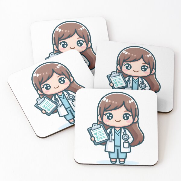 Item preview, Kawaii Doctor With Clipboard designed and sold by CanvasCutie.