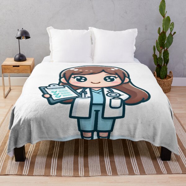 Item preview, Kawaii Doctor With Clipboard designed and sold by CanvasCutie.