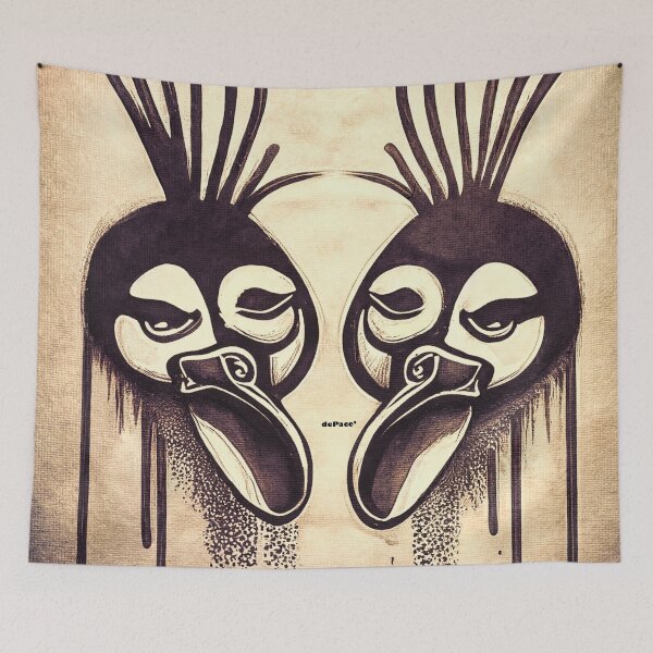 Item preview, Art Nouveau Style Duck Print on Canvas - dePace' designed and sold by mrpropcake.