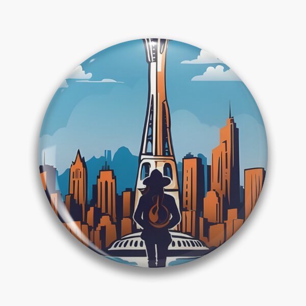 Item preview, City with big tower designed and sold by david stigler.