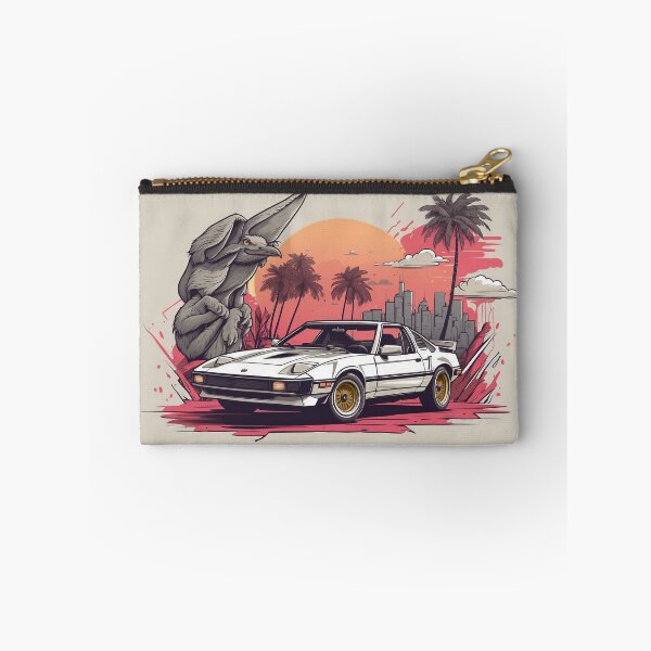 Item preview, Second Version of 1980's Style Retro Scene of a Sports car, Skyline and Even a Griffin designed and sold by markmm9.