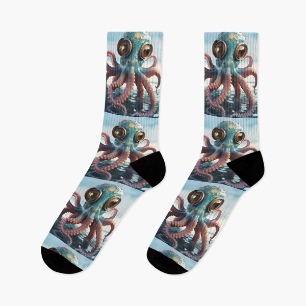Item preview, Cute 3D Cartoon Style Octopus designed and sold by TheArtOfPat.