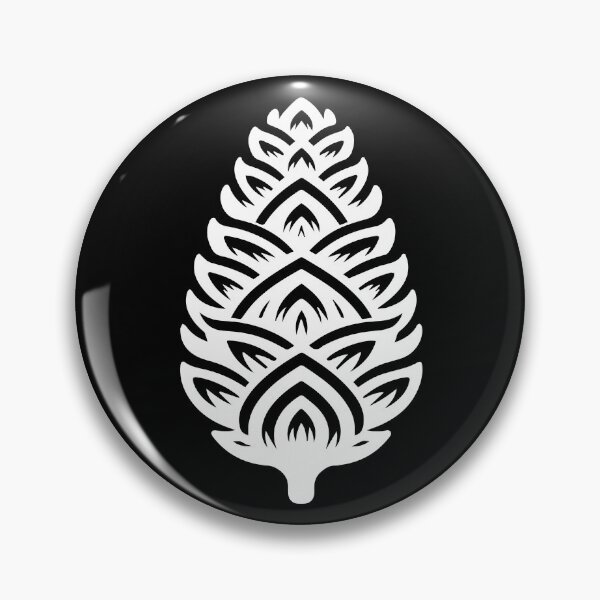 Item preview, white pine cone modern minimal designed and sold by badbug.