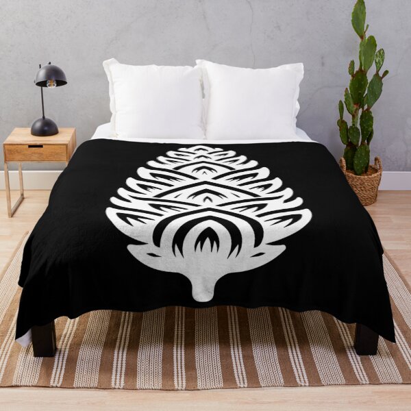 Item preview, white pine cone modern minimal designed and sold by badbug.