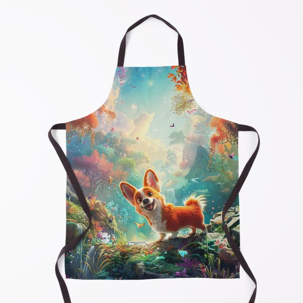 Item preview, Corgi dog in the jungle designed and sold by CorgiCuddle.