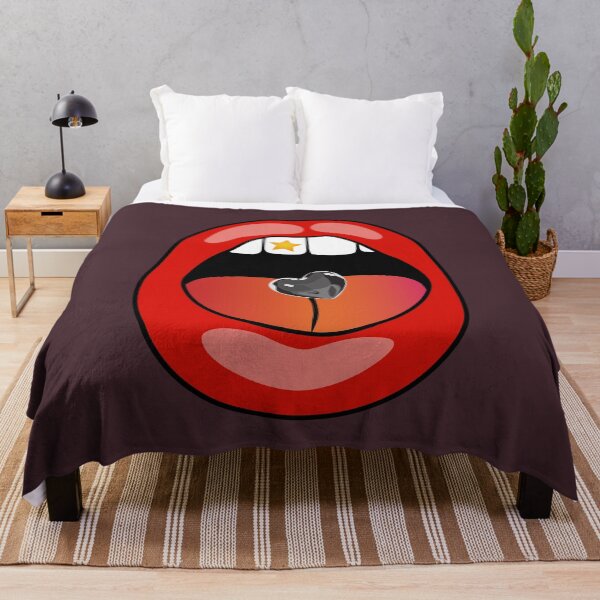 Item preview, RUNAWAY STEPH Design Red Black Heart Mouth Classic designed and sold by RunawaySteph.