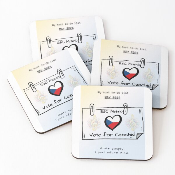 Item preview, EUROVISION SONG CONTEST 2024, VOTE FOR CZECHIA designed and sold by CreativeBizarre.