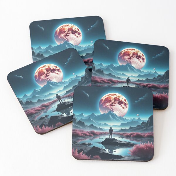 Item preview, Alien Moonfall Dreamscape designed and sold by TechnoWhimsy.