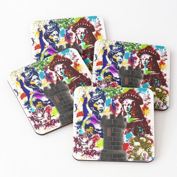 Item preview, Abstract Splatter Paint 3D Castle designed and sold by Teepee36.