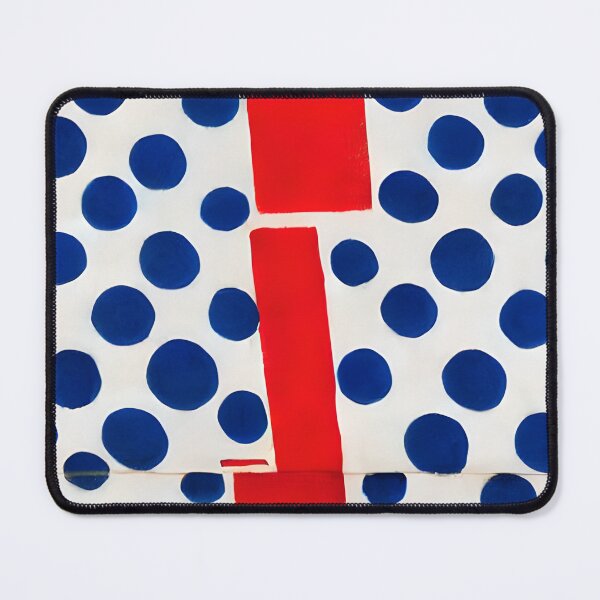 Item preview, Blue Dots, Red Thunder - Seamless Pattern designed and sold by Chubuter.