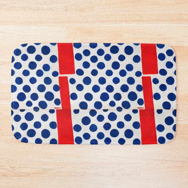 Item preview, Blue Dots, Red Thunder - Seamless Pattern designed and sold by Chubuter.