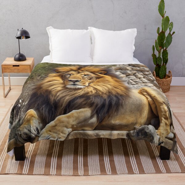 Item preview, Wildlife Warrior Lion King Fight designed and sold by andrew758.