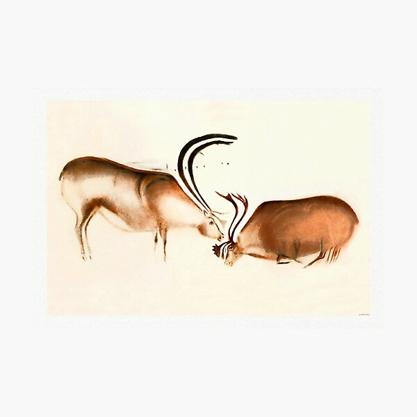 Item preview, Font de Gaume Two Reindeer designed and sold by Weston  Westmoreland.