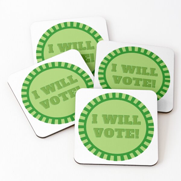 Item preview, I will vote green designed and sold by hanbananakelly.