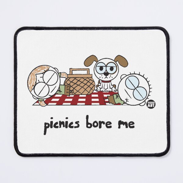 Item preview, HAPPY CAMPER - PICNICS BORE ME designed and sold by TODD GOLDMAN.