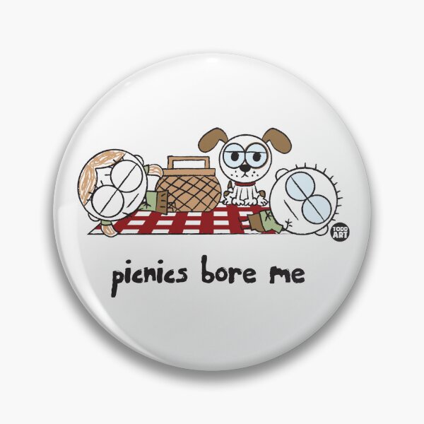 Item preview, HAPPY CAMPER - PICNICS BORE ME designed and sold by TODD GOLDMAN.