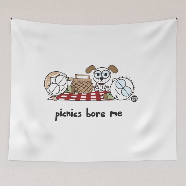 Item preview, HAPPY CAMPER - PICNICS BORE ME designed and sold by TODD GOLDMAN.