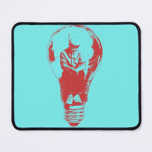Item preview, Astroman in a bulb - red designed and sold by Art Happens.