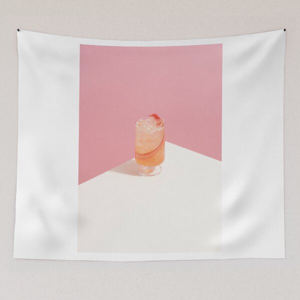 Item preview, Blush Pink Strawberry Cocktail designed and sold by newburyboutique.