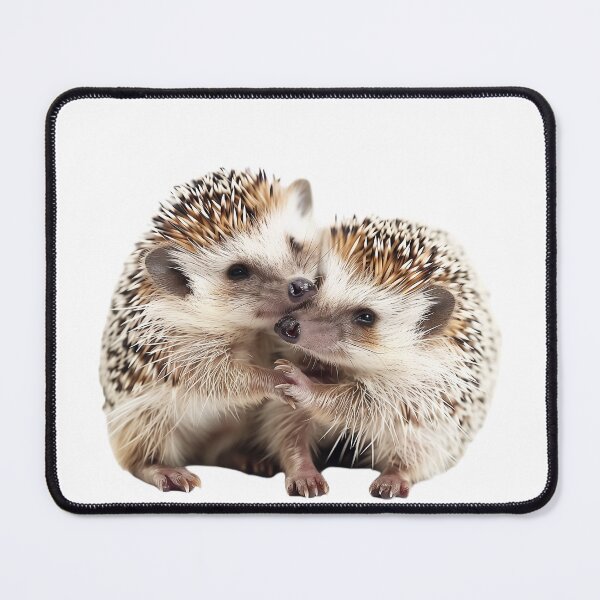 Item preview, Tender Moment Between Hedgehog Friends designed and sold by prehistoricco.