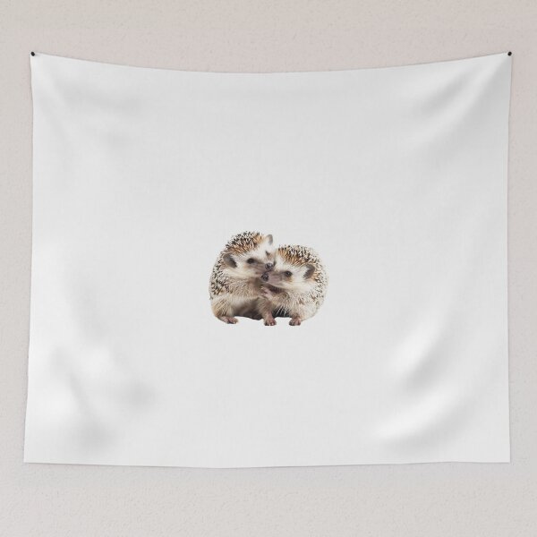 Item preview, Tender Moment Between Hedgehog Friends designed and sold by prehistoricco.