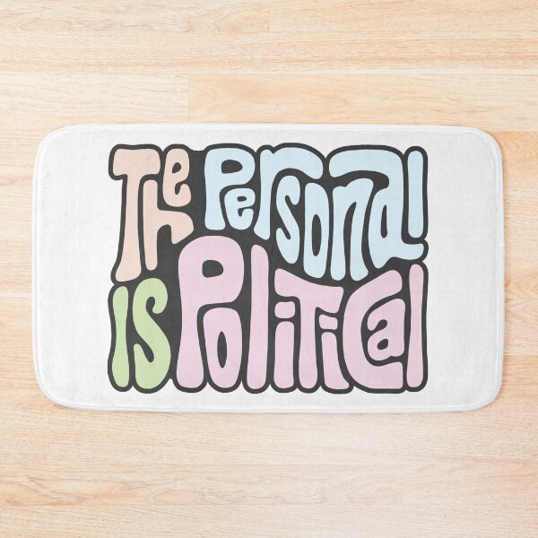 Item preview, The Personal Is Political Word Art designed and sold by Unhinged Heather.