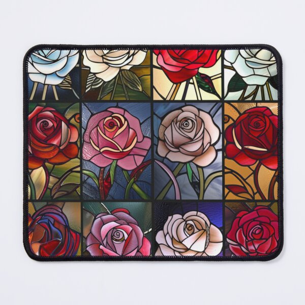 Item preview, Roses Grid - Floral Pattern designed and sold by AiHead.
