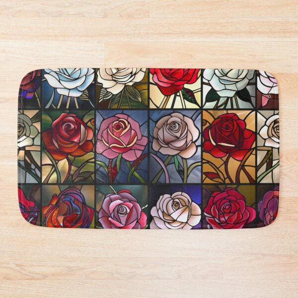 Item preview, Roses Grid - Floral Pattern designed and sold by AiHead.