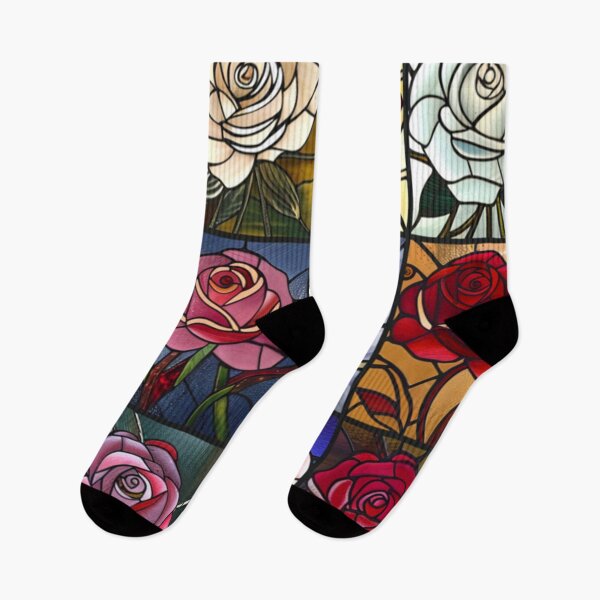 Item preview, Roses Grid - Floral Pattern designed and sold by AiHead.
