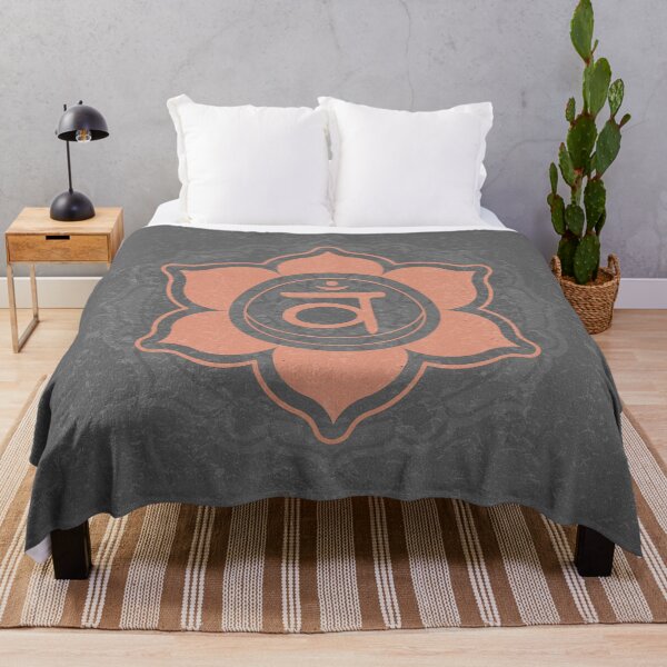 Item preview, Sacral Chakra Mandala - Slate + Coral designed and sold by Irene Estelle.