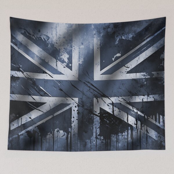 Item preview, Blue UK Distressed Union Jack designed and sold by SW-Graphics.